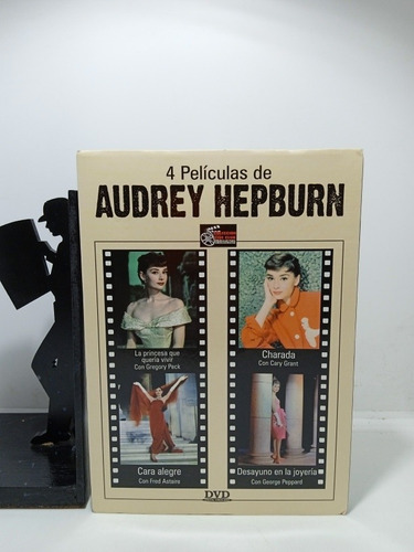 Imagen 1 de 6 de 4 Películas De Audrey Hepburn - 2 Cd's - Dvd - Colección Cin