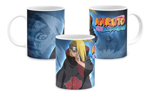 Caneca Deidara Akatsuki - Naruto Shippuden