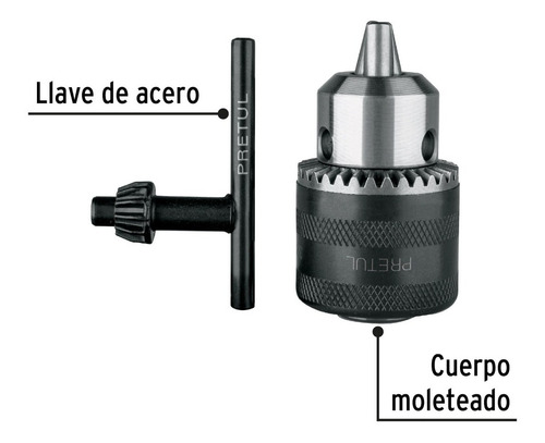 Broquero 3/8 Con Llave 27037 Pretul