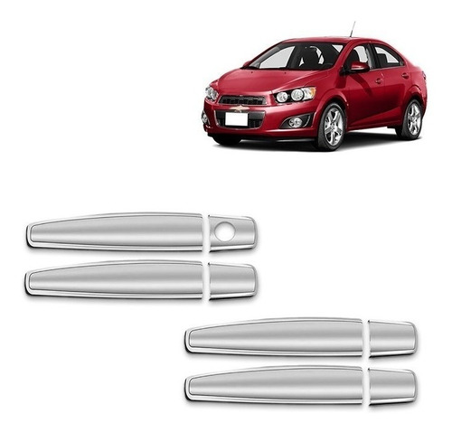 Aplique Capa Maçaneta Cromado - Agile Captiva Vectra S10