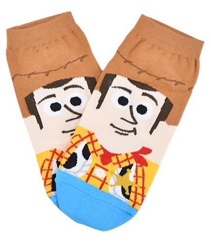 Calcetines Woody Toy Story Corto Caricatura Dibujo Anime