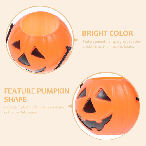8 Cubos De Dulces De Halloween, Cubo De Calabaza Truco O Tra