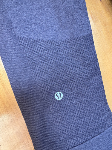 Leggings Deportivos Lululemon Original Capri Talla 8 Azul (Usado)