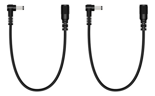 Fancasee Paquete De 2 Cables De Extensin De Alimentacin Cc D