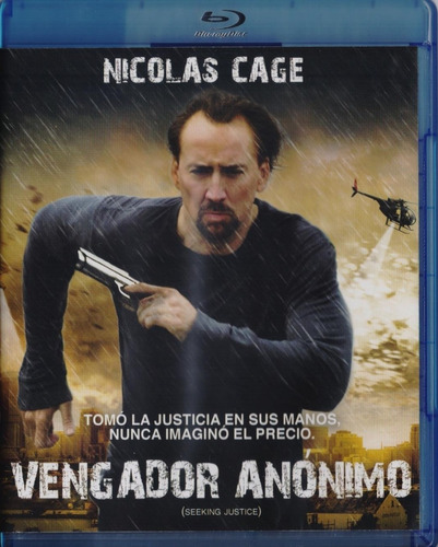 Vengador Anonimo Seeking Justice Nicolas Cage Blu-ray