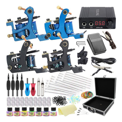 Kit Completo De Maquina De Tatuaje, Kit De Tatuaje Yuelong P