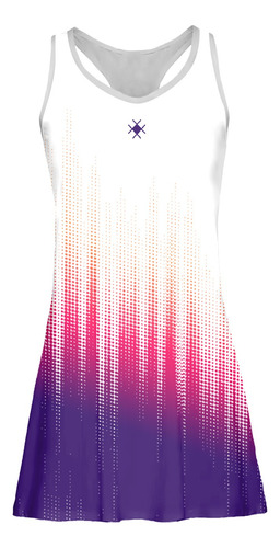 Imagem 5 de 6 de Vestido Beach Tennis C/ Shorts Brando Degrade Beachwear
