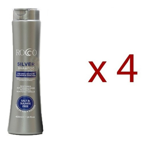 Pack X 4: Shampoo Violeta Sin Sal 400ml 