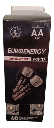 Pilas Euroenergy Pack De 40 Pilas Aa