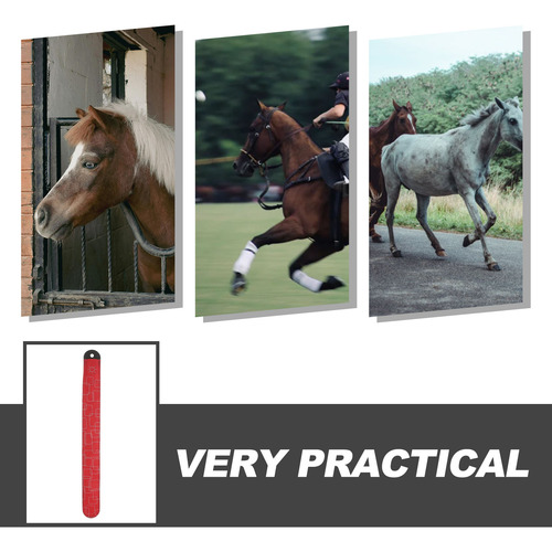 4 Tobilleras Led Para Caballos, Ajustables, De Alto Brillo