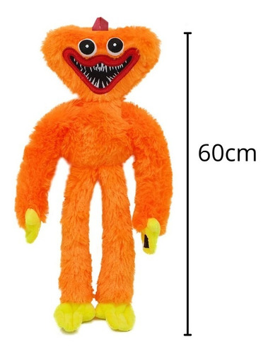 Imagen 3 de 6 de Poppy Playtime Peluche Huggy Wuggy Con Mochila