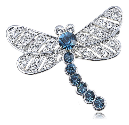 Cristales Swarovski Alilang Captivate Azul Zafiro Petite Pin