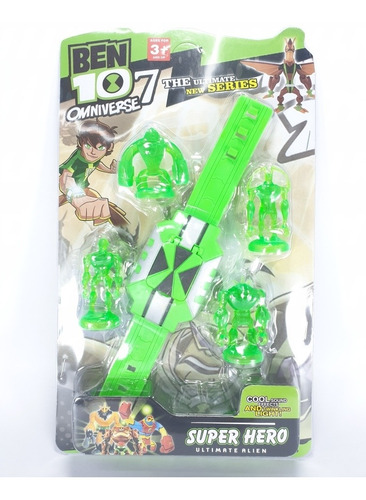 Reloj De Ben 10 Juguete Omnitrix Juego Muñecos Luz Sonidos.
