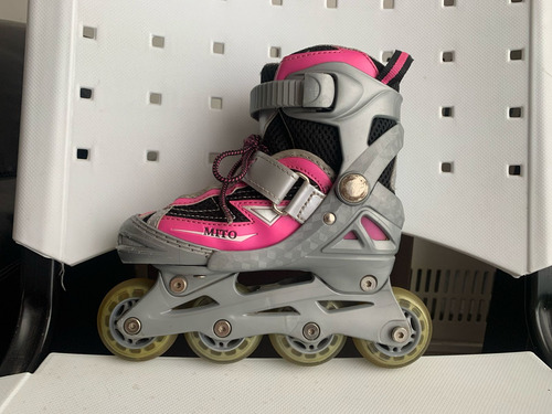Rollers Joma Mito Extensibles Gris Rosa Para Niños 30-33 6.4 Cm Gris / Rosa (Usado)