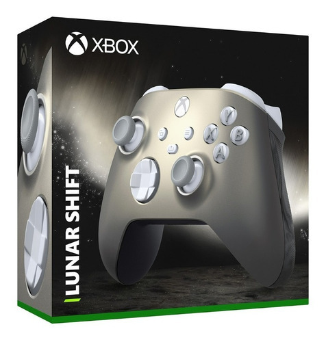 Imagen 2 de 5 de Joystick Xbox Lunar Shift Edición Especial Inalámbrico Color Gris