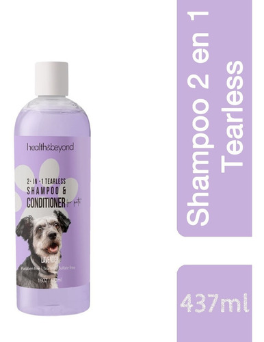  Health&beyond® Shampoo Perro 2 In1 Tearless Perro - 473ml