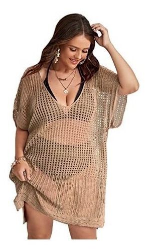 Soly Hux Women's Plus Size Short Sleeve Hollow Out Bfqf2