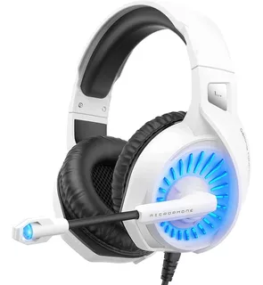 Auriculares Headphones Gamer | Blanco / Con Cable |univer...