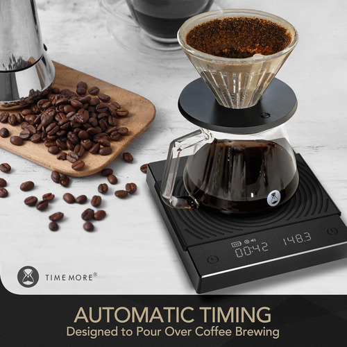 Báscula De Café Con Temporizador, Báscula Digital De Café Co