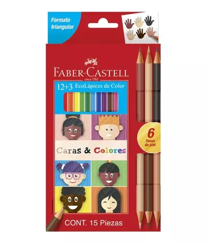 Colores Faber Castell Ecolapiz x12 + 6 Neones — Comercial Li