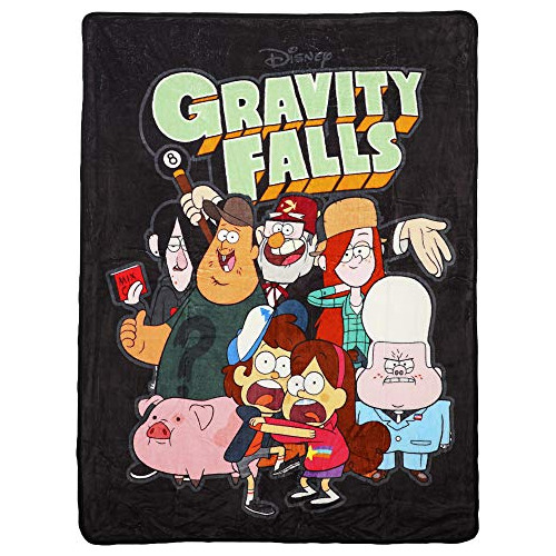 Manta De Gravity Falls, Serigrafía Colorida Y Acogedor...