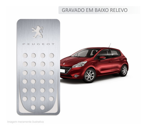 Descanso Aço Inox Premium Peugeot P/ 206 207 208