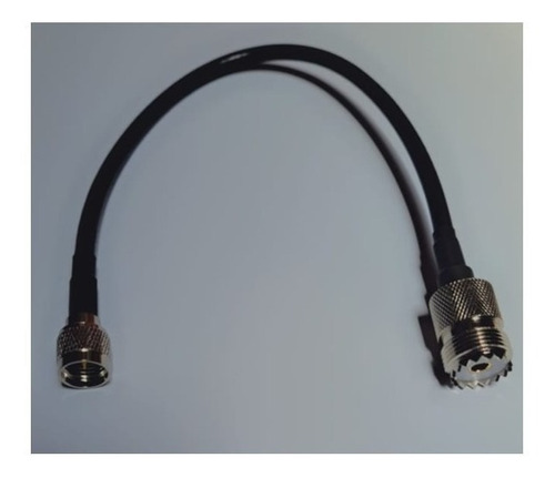 25 Cm Cable Coaxial R58 Adaptador Mini Uhf A So239 Motorola