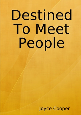 Libro Destined To Meet People - Cooper, Joyce