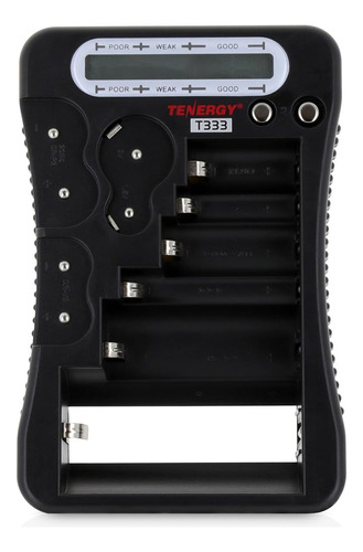 Tengery T-333 Tester De Batería Universal, Pantalla Lcd, Ver
