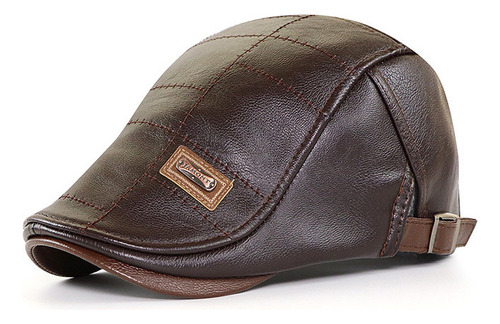 Sombrero De Cuero Ajustable Para Hombre, Sombrero De Vendedo