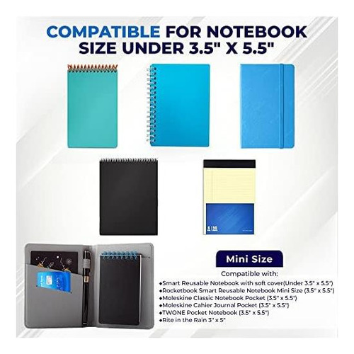 Ooku A6 Travelers Notebook Cover Compatible Con Rocketbook |