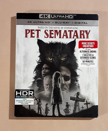 Pet Sematary (2019) - 4k Ultra Hd + Blu-ray Original