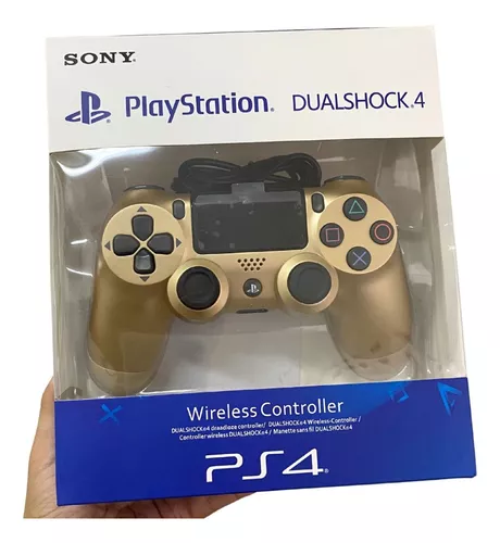 Mando inalámbrico para Playstation 4 (dorado)