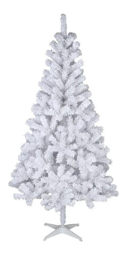 Árbol De Navidad Efecto Escarchado 400 Puntas 1.90 M Blanco 