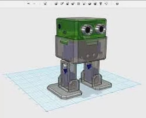 Robot Otto Kit De Piezas Impresas Y Electrónicas 3d