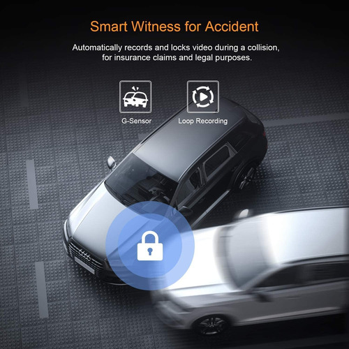 Imagen 5 de 7 de 3 Canales Dash Cam Incorporado Wifi Gps 4k+1080p Doble Da...