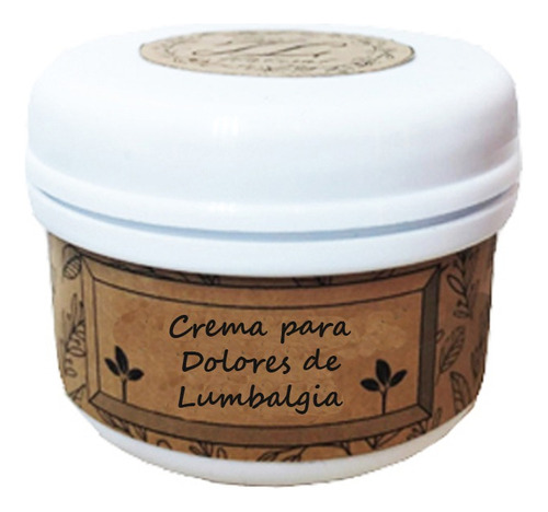 Crema Natural Para Dolores De Lumbalgia - 250gr.