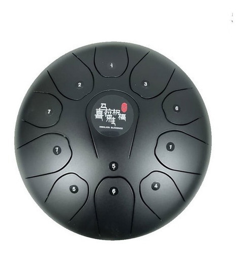 Steel Tongue Parquer Metal Do 11 Notas Negro 10 Pulgadas