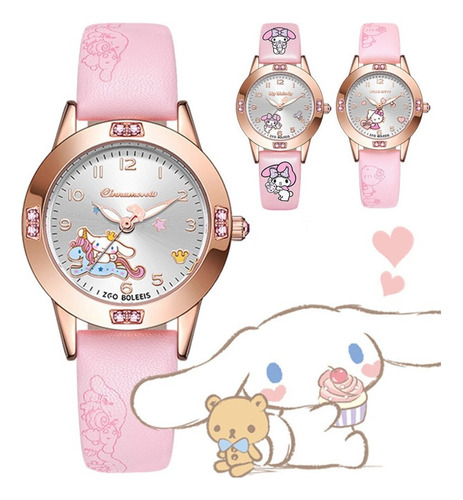 Reloj Sanrio My Melody Cinnamoroll Para Mujer