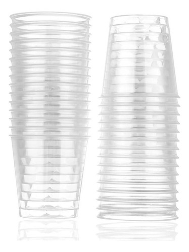 Vasos De Postre Desechables, Reutilizables, De Plástico