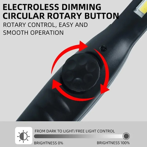 Linterna Led, Luz De Trabajo Magnética, Linterna Recargable