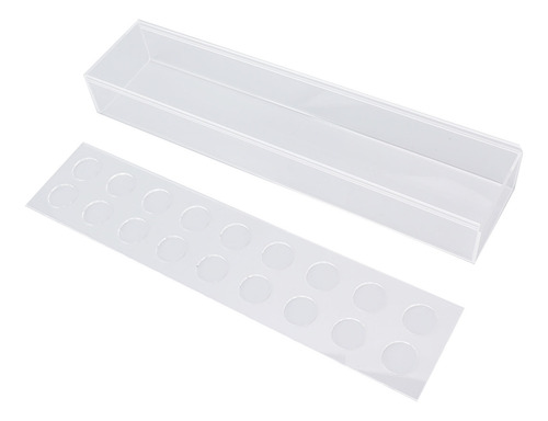 Jarrón De Flores De Acrílico Rectangular Transparente, Centr
