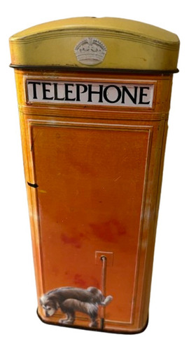 Dos Latas Antiguas Una Telephone Kiosk Tel Kiosk (Usado)