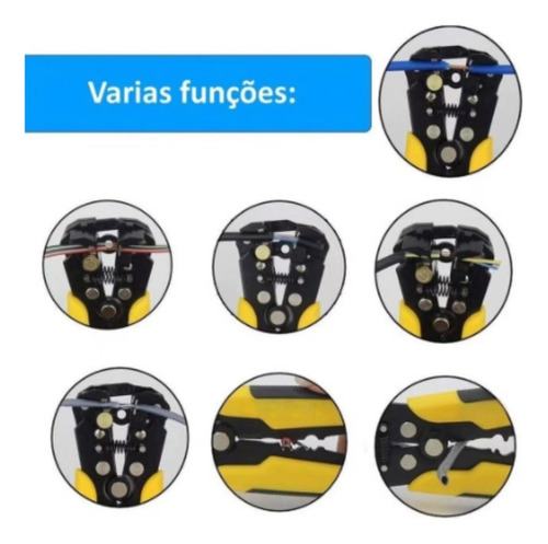 Alicates Pelacables Automáticos 5 En 1 Para Electricista