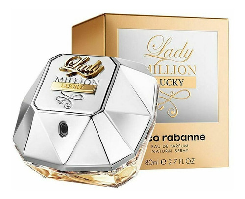 Perfume Importado Paco Rabanne Lady Million Lucky Edp 80 Ml