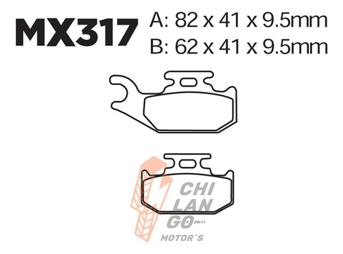 Balatas Tra. Bombardier Xl(4x4)7448 01-04