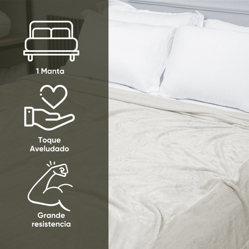 Manta Flannel Microfibra Casal Ideal Para Noites Frias