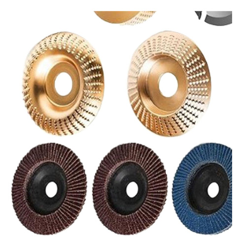 Conjunto De Discos De Escultura Em Madeira, Rodas De Corte,