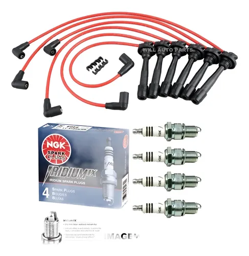 comprar Cabos Vela L200 Triton Pajero Sport 3.0 V6 24v 8mm + Velas 