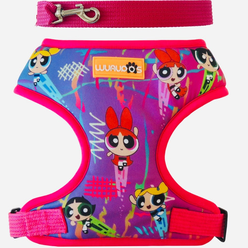 Pechera Arnés Chicas Superpoderosas Fucsia 4 Chicas Superpoderosas